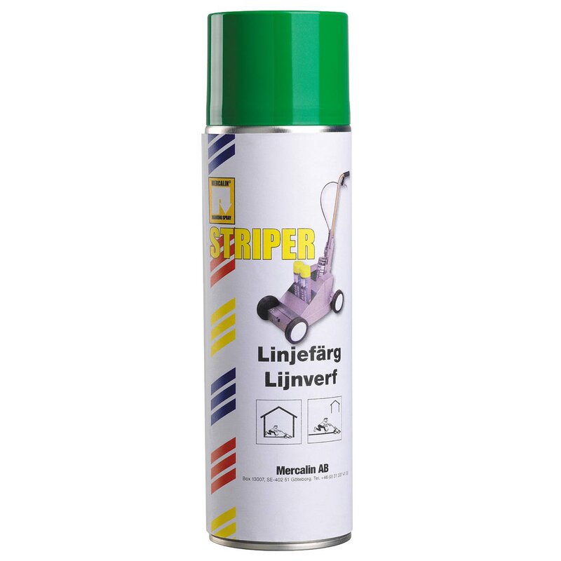 LINJEMARKERINGSFÄRG MERCALIN STRIPER GRÖN 500ML