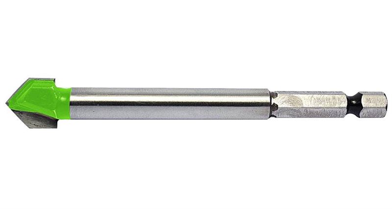KAKELBORR 8MM TVÅSKÄRIG 1/4 SEXKANTFÄSTE
