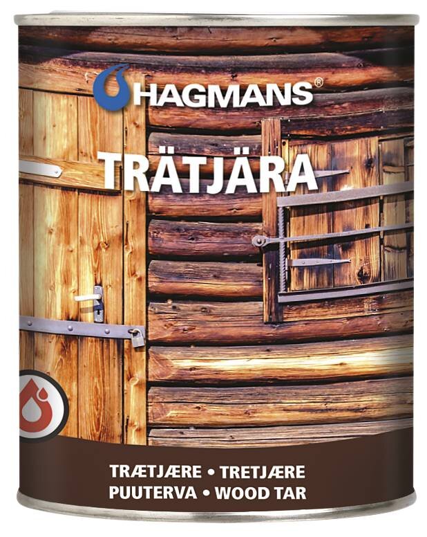 TRÄTJÄRA 40471 HAGMANS MÖRKBRUN 1L