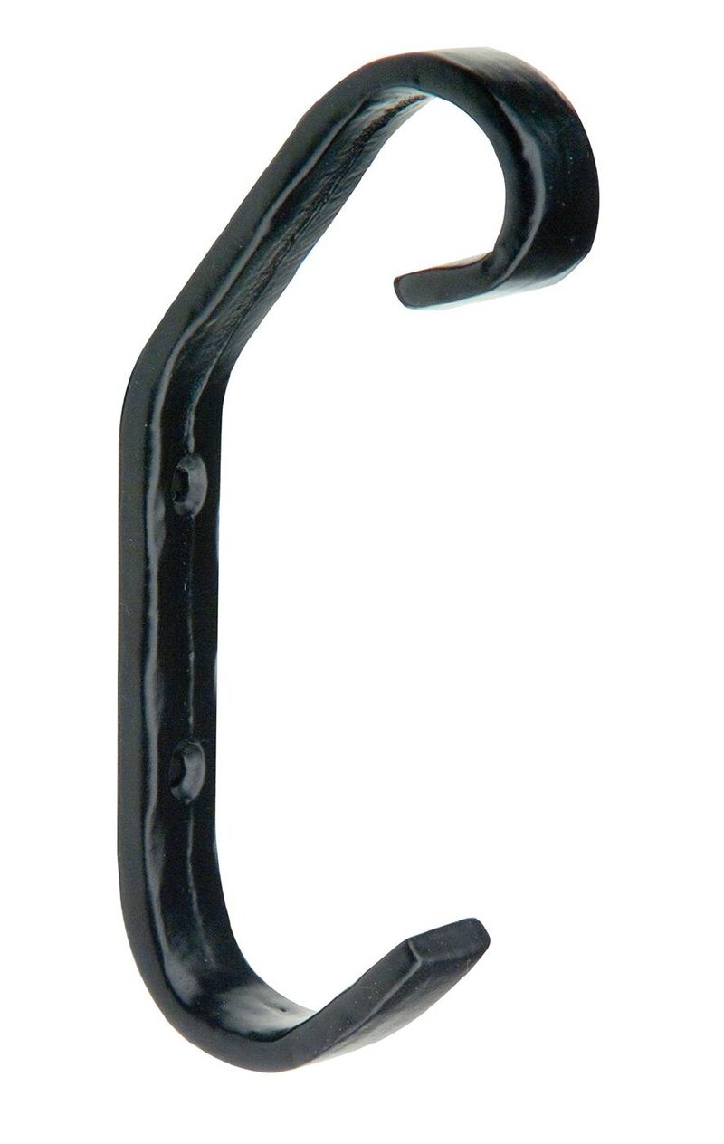 KLÄDKROK DUBBELKROK MILLERS SMIDE SVART 110MM