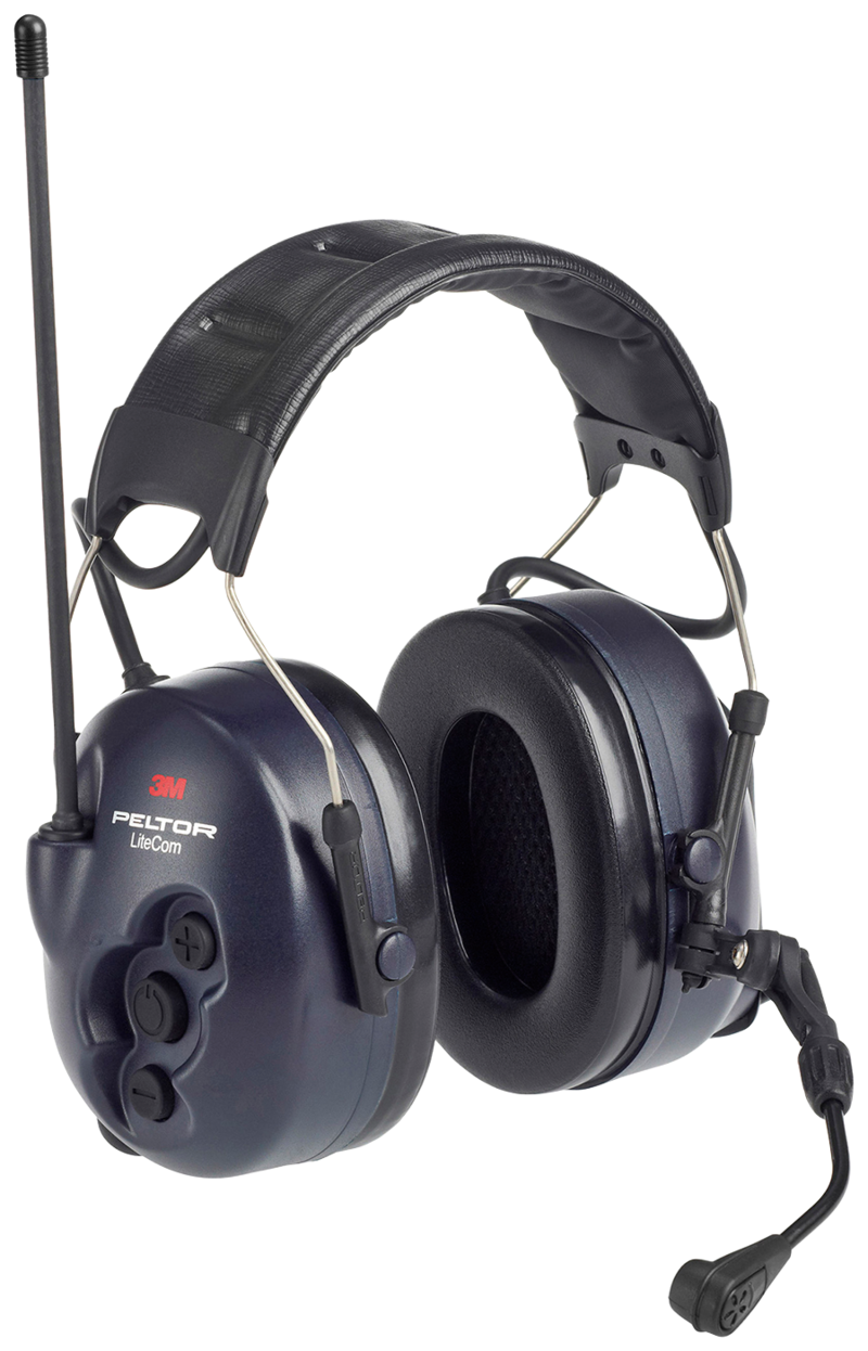 HÖRSELKÅPA LITECOM HJÄSSBYGEL MT53H7A4400-EU 3M PELTOR