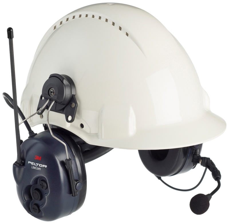 HÖRSELKÅPA LITECOM HJÄLMFÄSTE MT53H7P3E4400-EU 3M PELTOR
