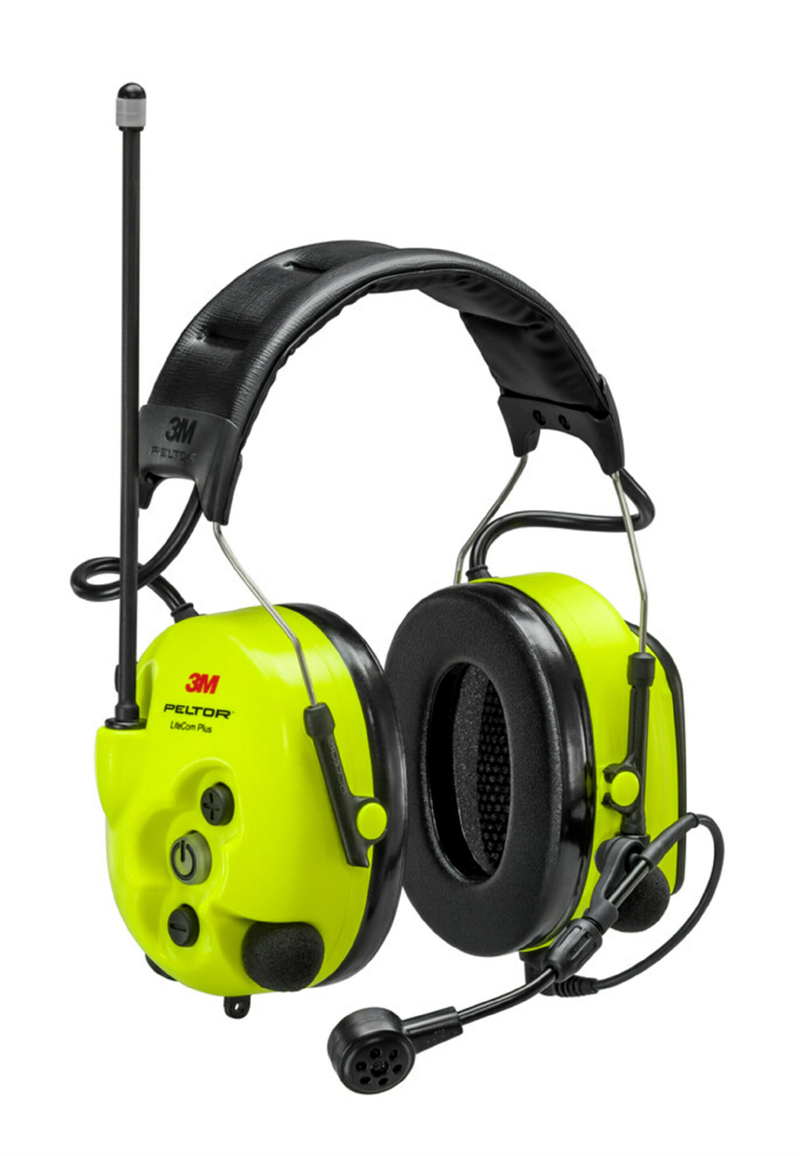 HÖRSELKÅPA LITECOM PLUS HJÄSSBYGEL MT73H7A4410EU 3M PELTOR