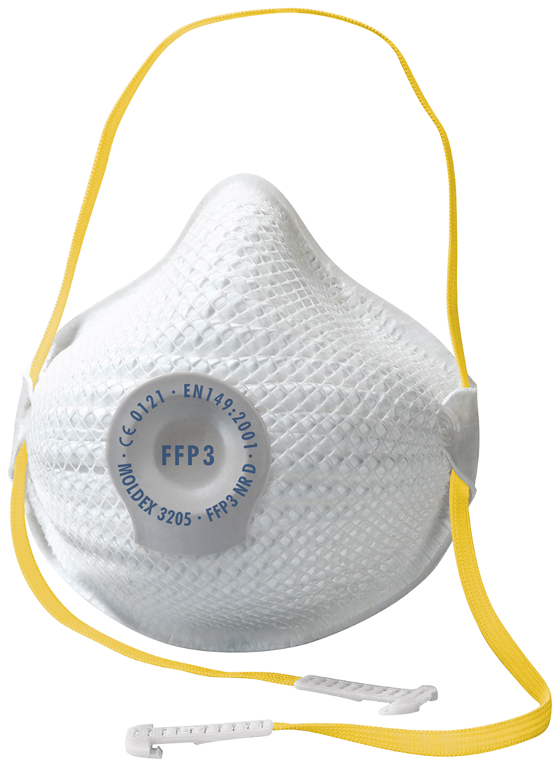 KORTTIDSMASK AIR 320501 FFP3 NR D VENTIL MOLDEX M/L