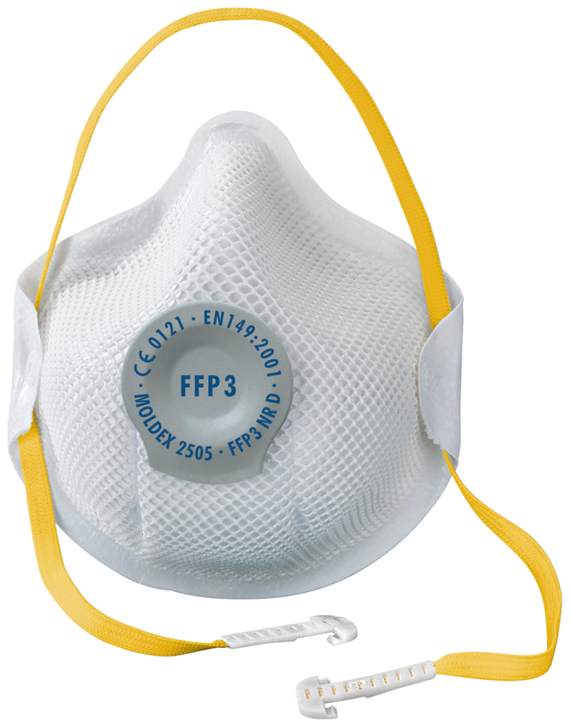 KORTTIDSMASK SMART VALVE 250501 FFP3 NR D VENTIL MOLDEX