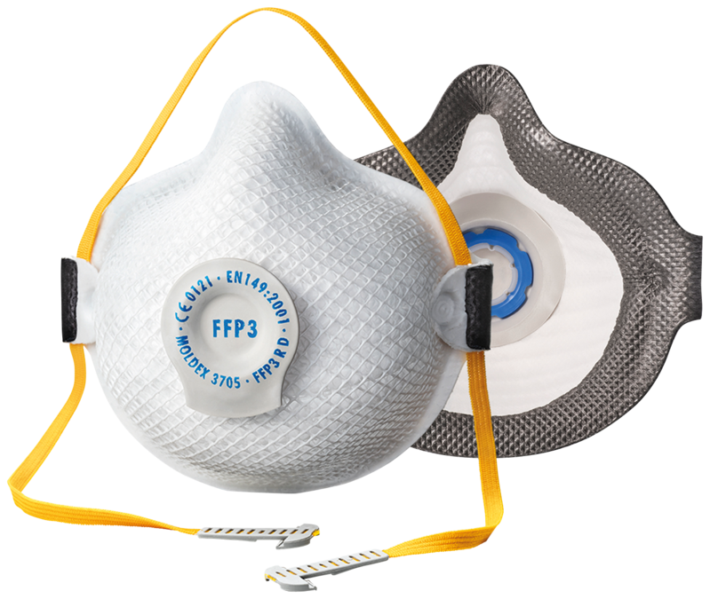 KORTTIDSMASK AIR SEAL 370501 FFP3 NR D VENTIL MOLDEX