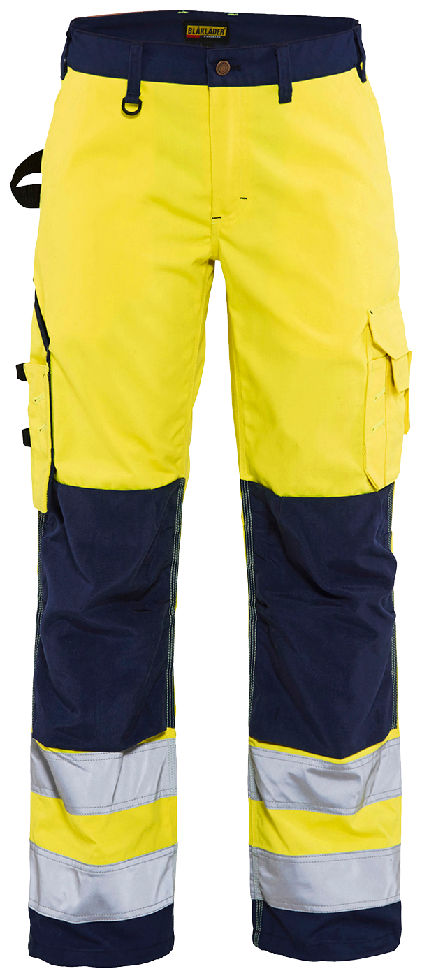 BYXA 71551811 BLÅKLÄDER GUL/MARINBLÅ C34