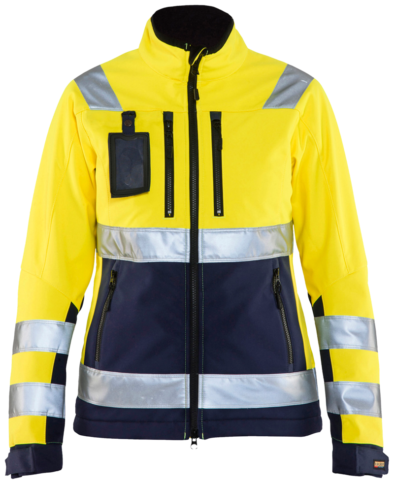 JACKA 49022517 BLÅKLÄDER GUL/MARINBLÅ XS