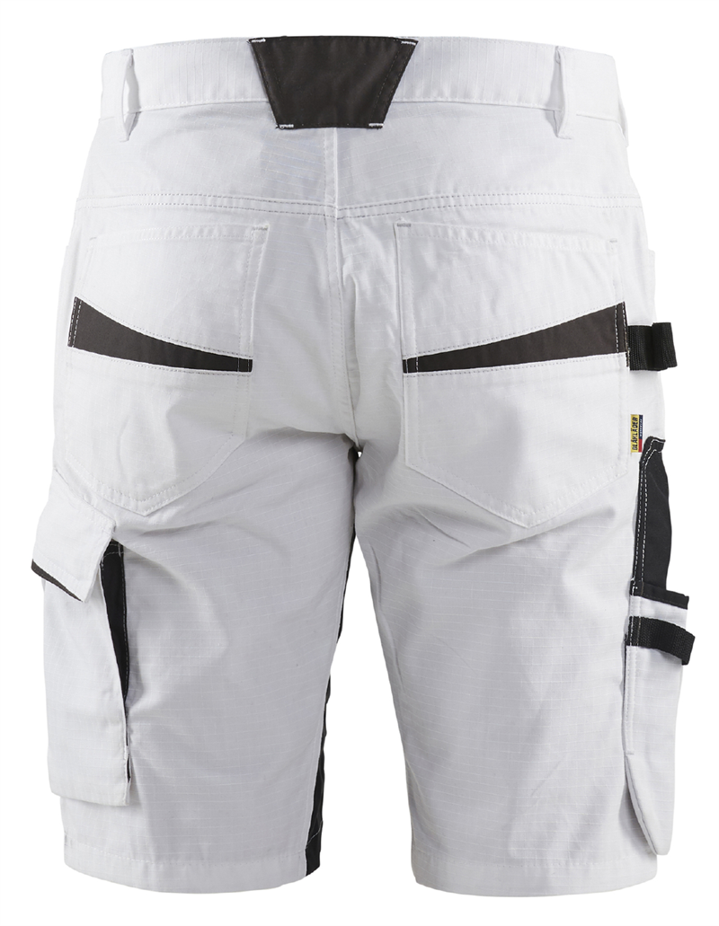 SHORTS 10941330 BLÅKLÄDER VIT/MÖRKGRÅ C50