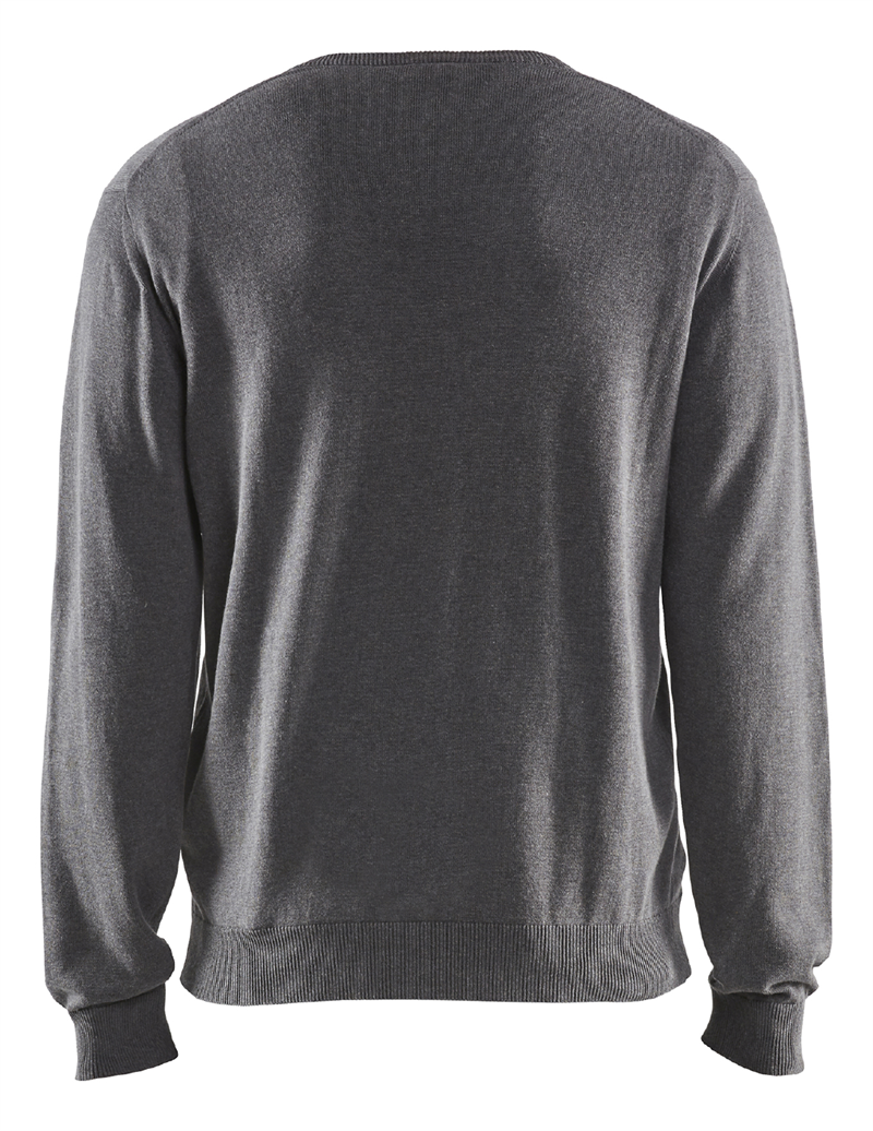 PULLOVER 35902122 BLÅKLÄDER SVARTMELERAD 3XL