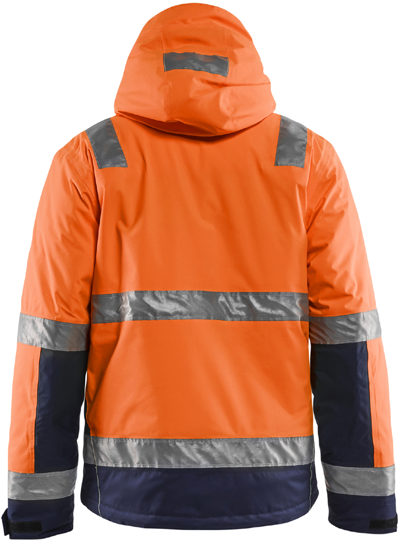 JACKA 48701987 BLÅKLÄDER VARSELORANGE/MARINBLÅ 5XL